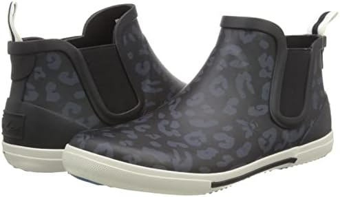 Joules Women's Rain Boot, Black BEE Leopard, 6 | Image 6