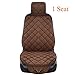 YBINGA Pokrowiec na fotel samochodowy, ciepły pokrowiec na przednie tylne lub pełny zestaw, flokowane ochraniacze na krzesło, poduszka do siedzenia, mata, antypoślizgowa, uniwersalna (kolor: Brązowy)