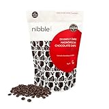 Nibble Simply 1kg Divinely Dark Madagascan Chocolate Chips, 81% Cocoa Mass - Single Origin - Vegan - No Refined Sugar