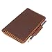 Turbosnail Personalized Leather Golf Scorecard Holder Cover, Handmade Yardage Book Cover Holder With Pencil Holder, Custom Leather Yardage Book Cover Holder, Golf Gift