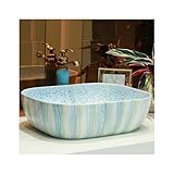 ❀ Améliorant l'esthétique générale de votre salle de bain, l'évier de salle de bain minimaliste moderne est votre choix idéal. Design épuré, élégant et pratique, parfaitement adapté aux différents styles de salle de bains.