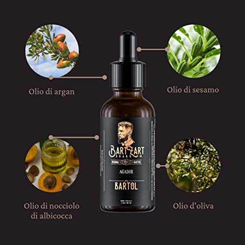 BartZart Shabo Olio da barba con muschio i Olio da...