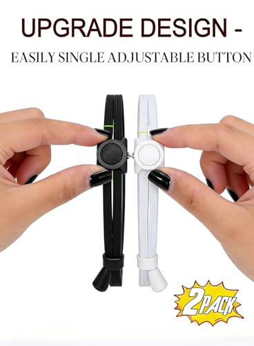 2-Pack Adjustable Elastic Crop Top Tuck Bands, Women’s Stretch Waist Belts for Tucking Shirts & Sweaters — view 2