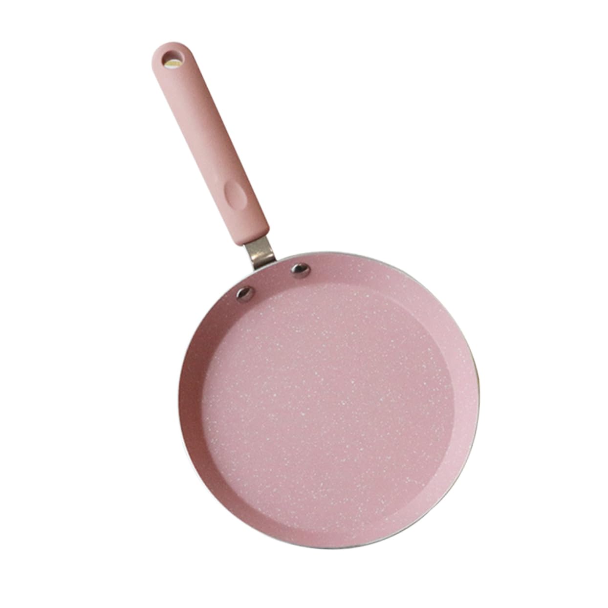 TOPBATHY Padella in Alluminio Professionale Antiaderente per Induzione Pratica Padella per Frittata e Pancake Utile Gadget da Cucina Colore Rosa