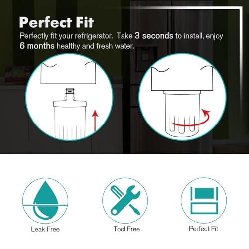 Image of ICEPURE PLUS NSF53&42 Premium 5231JA2002A Refrigerator Water Fliter, 1 PACK