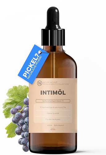 Intimöl After Shave Damen & Herren; Sanfte Pflege nach Intimrasur mit 10 Ölen (Aloe Vera, Jojoba, OPC); Beruhigt Haut, reduziert Rasierpickel & Rasurbrand, auch als Schwangerschaftsöl - Lavendel 50ml