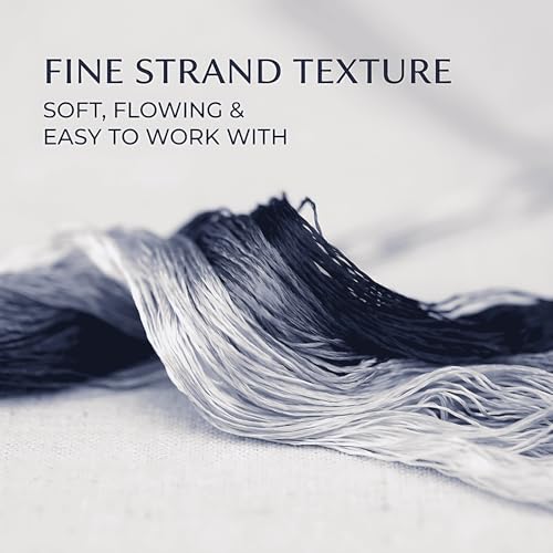 Image of 4 Skeins Mulberry Silk Floss Embroidery Thread Floss-Cross Stitch Threads China Silk Woven Jewelry Threads DIY Sewing Kits (18)