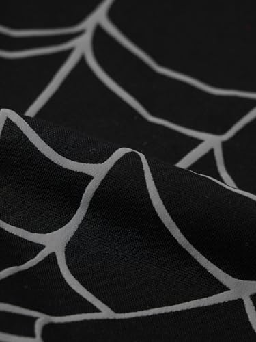 Image of The Souled Store Spider-Man: Wallcrawler Men and Boys Elastic Waistband Black Embroidered Cotton Blend Oversized Fit Lightweight Fleece Korean Joggers