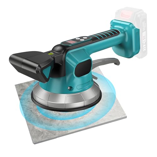 2-in-1 Akku-Fliesenrüttler Für Makita 18V – 5 Geschwindigkeiten, 100 Kg Haftkraft, Für 20–200 Cm Fliesen (ohne Akku)