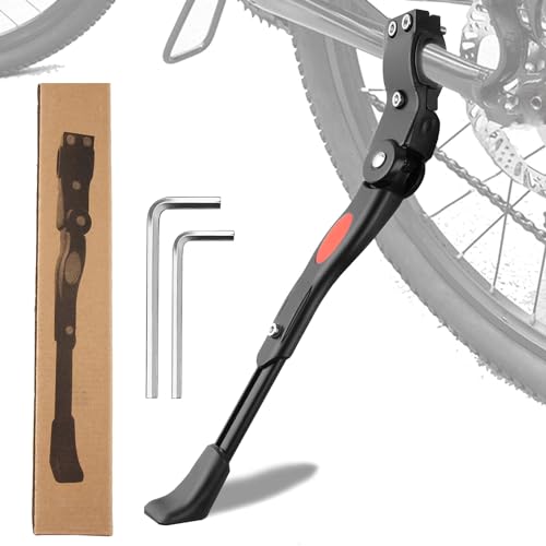 Béquille de vélo réglable JONMON support latéral robuste en aluminium