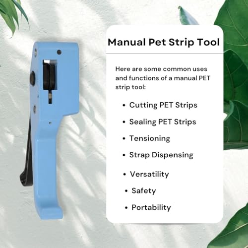 Image of SMART PACK Manual Strapping Tool for Packaging of PET Strip Strapping | Heavy-duty strapping | Goods strapping machine | Portable strapping device | Sealing Width Size 12-19MM Pack of 1