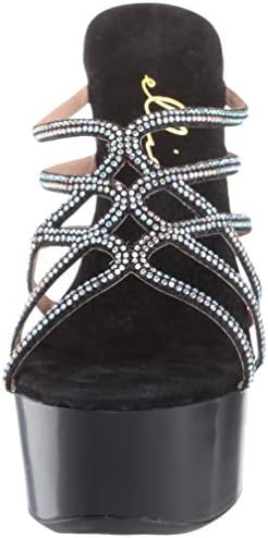 Ellie Shoes Women's Selena Slide Sandal, Black, 6 | Image 1