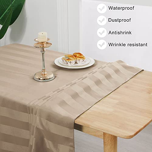 Nappe exterieur impermeable de table rectangulaire jardin 130x260 - 4