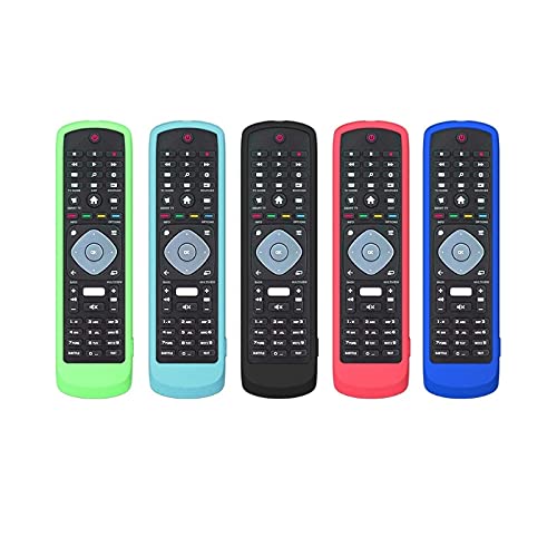 Cubierta remota remota de Control Remoto Protector a Prueba de Polvo Durable Silicona Silic Soft Solid Hogar para Philips TV -Netflix HOF16H303GPD24 (Color : Light Green)