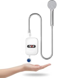 Drumstone ????????-???????????????????? ???????????????????????????????? Mini Tankless Electric Water Heater 2100W | Instant Hot Water Geyser with LED D Price In India