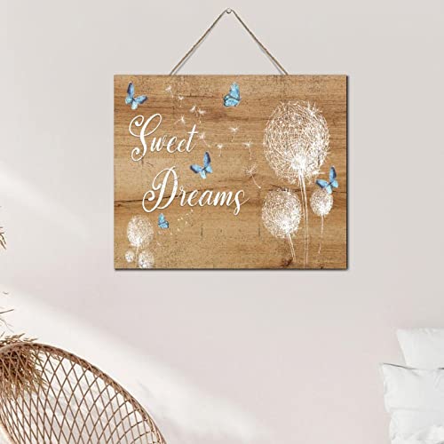 Décoration d'intérieur douce avec plaque bois Sweet Dreams