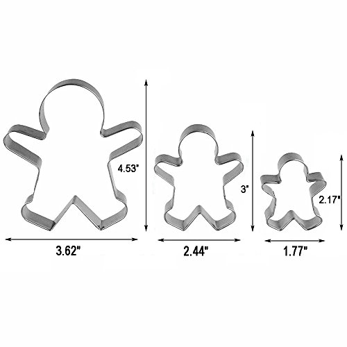 Sosohome 43178-13272 Funny Gingerbread Man Cookie Cutters thumb #1