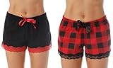 Just Love Womans Pajamas Shorts PJs Sleepwear (Pack of 2) 6334-10195-XL