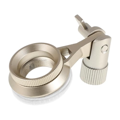 Toddmomy Shock Mount Microphone Stand Metal Desk Clamp Vibration Reduction Secure Holder Compatible All Mics