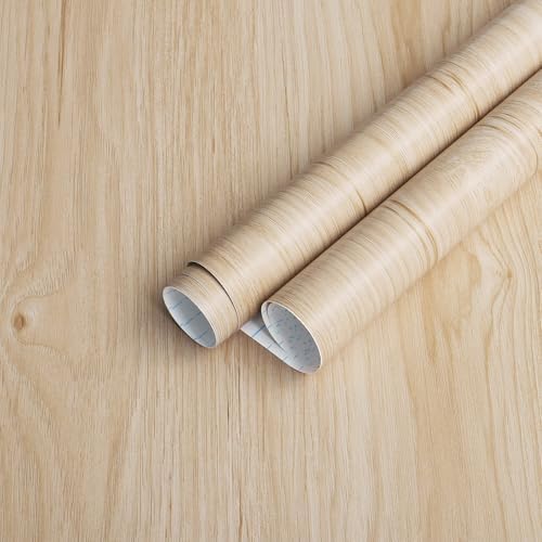 Heroad Wood Contact Paper Peel and Stick Wood Grain Wallpaper Oak...