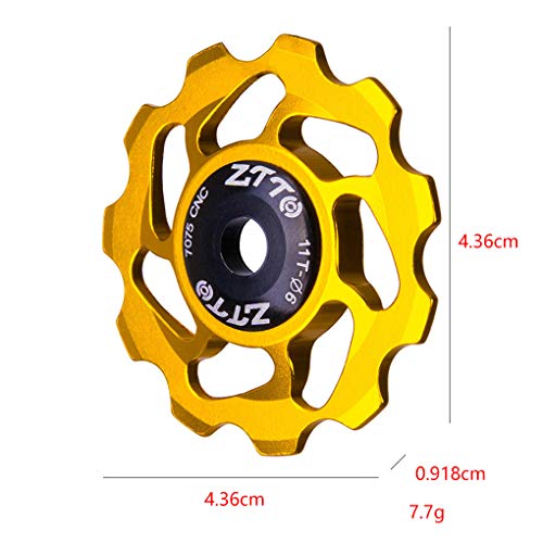 Guia desviador MTB bicicleta roda traseira do rolamento de cerâmica polia Road Guia Ciclismo bicicle