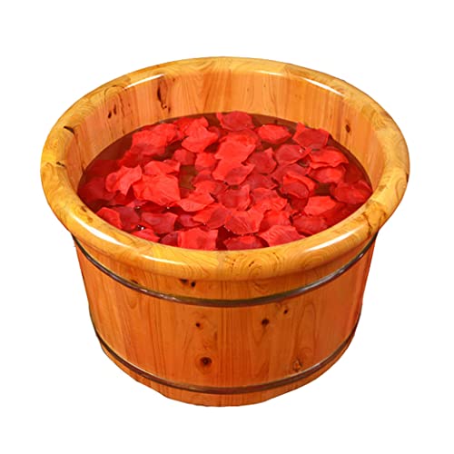 Spa de pies de madera maciza, bañera para masajes