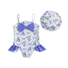 Blue Floral With Sunhat