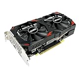 QTHREE Radeon RX 580 8GB Graphics Card, 256Bit,2048SP,GDDR5,2XDP,HDMI Output,Computer Video Card for PC Gaming,PCI Express 3.0 with Dual Fan for Office and Gaming,DirectX 12