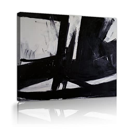 Toile Franz Kline art abstrait décoration murale maison salon chambre 20x25cm