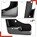 A-Premium Set of 4PCS Mud Flaps Splash Guards Mudguards Mudflaps with Hardware Kits Accessory Compatible with Nissan Rogue, X-Trail, 2014-2021, Sport Utility, Black Color, Front LH RH and Rear LH RH