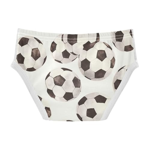 KLL White Black Football Soccer Toddler Boy Cotton Briefs Underwear Breathable Children Undies2