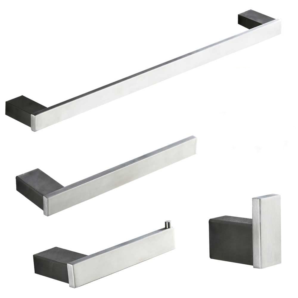 Soporte para cepillo de dientes y juego de accesorios de baño para evitar óxido