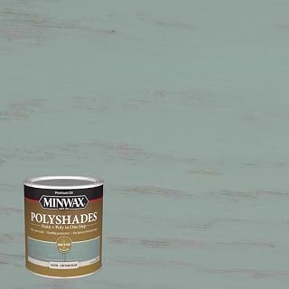 Polyshades Semi-Transparent Satin Vintage Blue Stain/Polyurethane Finish 1 qt