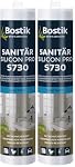 BOSTIK – BOSTIK S730 Sanitär Silikon Pro Titangrau – Hochwertiges Ace