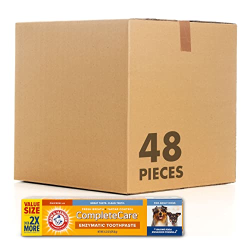 Arm Hammer Complete Care Enzymatic Dog Toothpaste 62 oz Dog Toothpaste for Puppies and Adult Dogs Arm and Hammer Toothpaste for Dogs Pet Toothpaste Dog Dental Care and Clean Dog Teeth