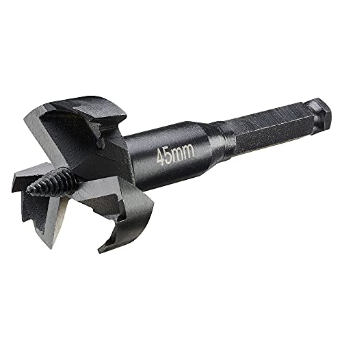 Bijos Holzkohletabletten Set mit je 10 Stück (1 Rolle) 33, 40 und 50 mm, Premium Räucherkohle aus Bambusholz, schnellzündend 4 DeWalt Rapid-Holz / Forstnerbohrer, 45 mm ø (geeignet für den Einsatz in Bohrmaschinen Akku Kabel, für saubere und genaue Durchbruchsbohrungen in Hart und Weichholz, Holzdielen, Altbaudecken, Gipskartonplatten, etc.), DT4581