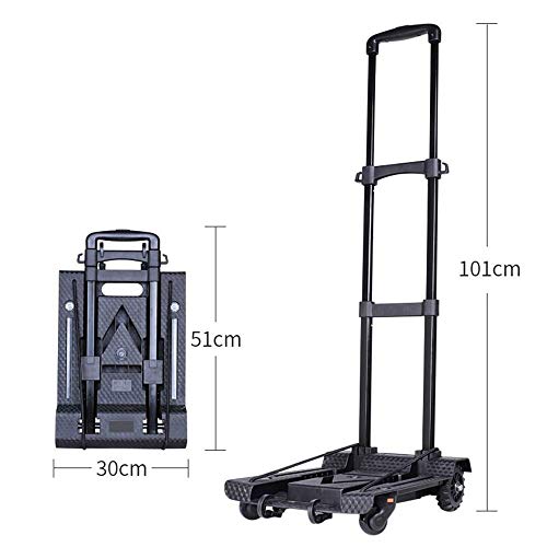 Carretilla manual ligera plegable 200kg capacidad miniatura 2
