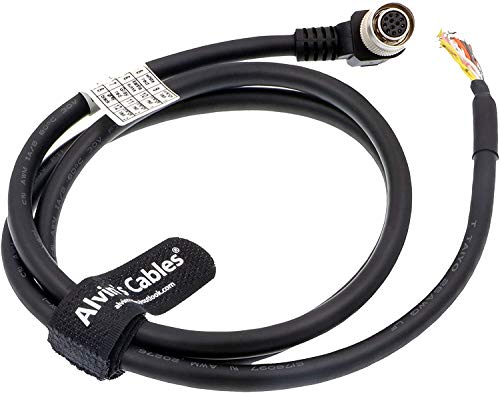 Cable Hirose 12 Pines con Blindaje Antinterferencias Alvin's Cables Extremo Abierto 1M