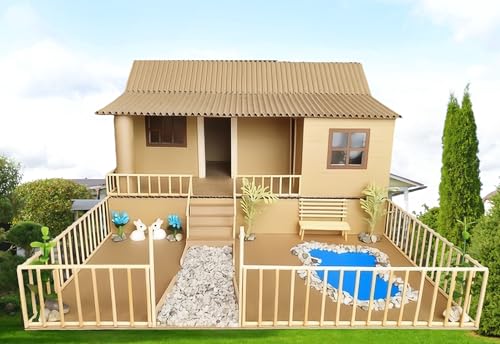 9 Stück A4 Wellpappe Bastelpapier, dicker Kraftkarton für Heimwerker,Hochwertige Pappe für DIY-Projekte, Basteln & Verpacken – Stabil, vielseitig und leicht zu verarbeiten.