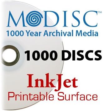 M-Disc DVD+R 4.7GB 4x Ink-Jet Printable Media 1000 Discs