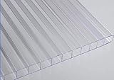 Twin Wall 8mm Polycarbonate Panel -Sheet - Cold-Flexible, Clear, Strong， Shatterproof -...