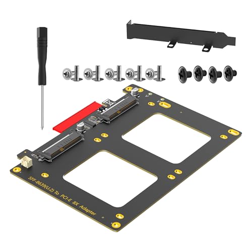 Adaptador PCIe 8X a 2 SFF8639 para actualizar almacenamiento