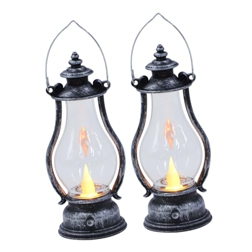 Alipis 2pcs Vintage Hanging Lamp Retro Candle Light Elegant Atmosphere Material for Home Decor and Parties for Year Use