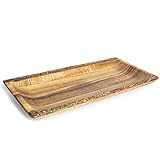 COLECCIÓN: Rustic: la madera de acacia con su borde natural crea una atmósfera cálida en la mesa. Las variaciones naturales en el tono de la madera y sus diferentes colores hacen que cada pieza sea única.