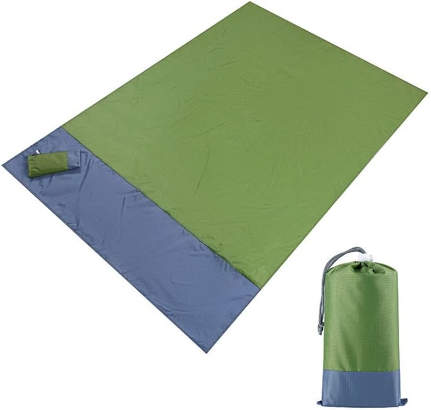 Large Beach Towel Mat, Beach Blanket, Pool Towel, Swimming Towel, Sand-Resistant, Windproof, Pocket Swimming Towel (D 1ps, A 1ps)