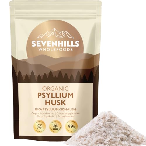 Sevenhills Wholefoods Cáscara de psyllium orgánica 400g