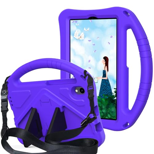 Étui Onn 7 2024 Gen 4 violet avec support de protection et bandoulière