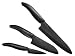 Kyocera Revolution 3-piece Ceramic Knife Set (Black Blade)