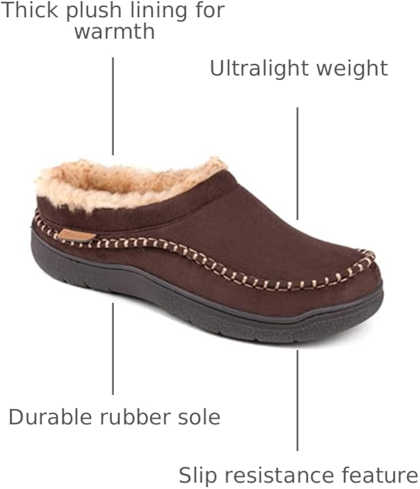 【みやぎ】 SLIPPER for L'ECHOPPE Amazon.com | Zigzagger Men's Slip On Moccasin Slippers, Indoor