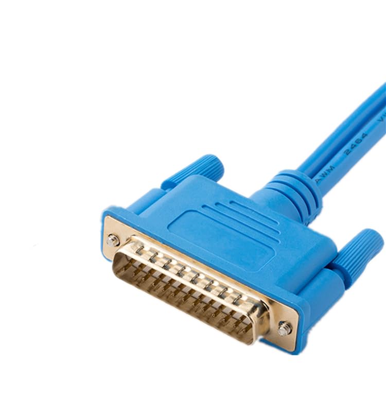 Applicable SC-09 PLC Programming Cable RS232 Serial Cable Download Cable Communication Cable Gold-Plated Blue Length: 3 Meters